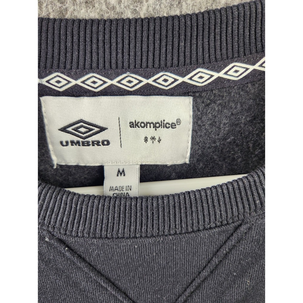 NWT Umbro x Akomplice Peace 195 Fleece Crewneck Men's Streetwear Blokecore - Picture 9 of 13